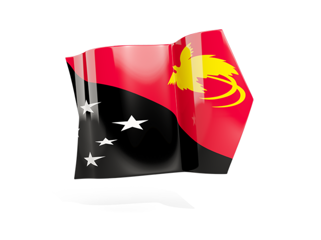 Флаг стрелка. Скачать флаг. Папуа — Новая Гвинея