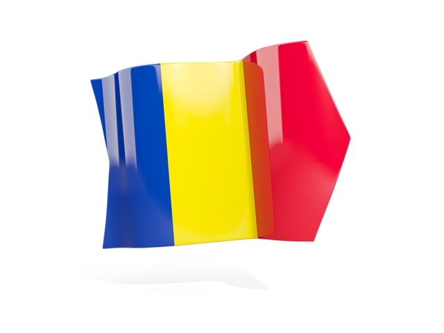 Arrow flag. Download flag icon of Romania at PNG format