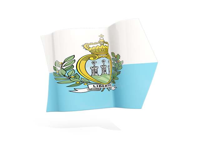 Arrow flag. Download flag icon of San Marino at PNG format