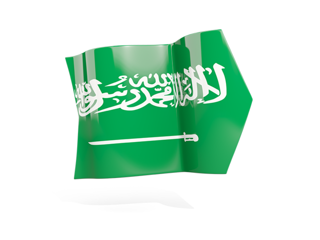 Arrow flag. Download flag icon of Saudi Arabia at PNG format