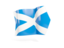 Scotland. Arrow flag. Download icon.