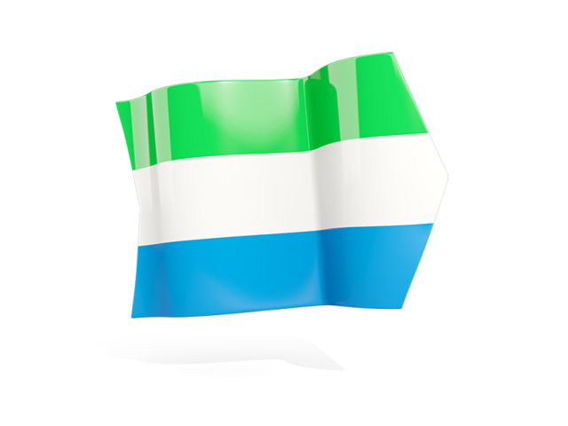 Arrow flag. Download flag icon of Sierra Leone at PNG format
