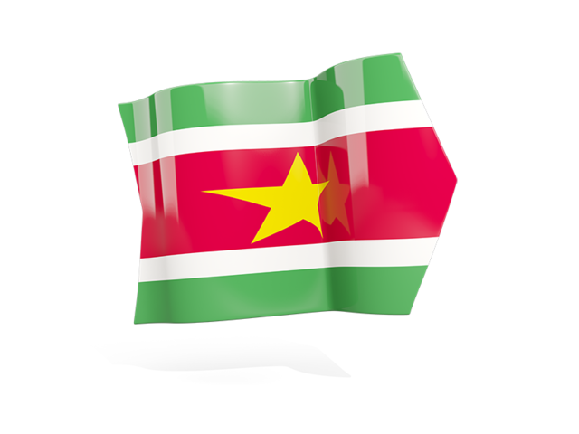 Arrow flag. Download flag icon of Suriname at PNG format
