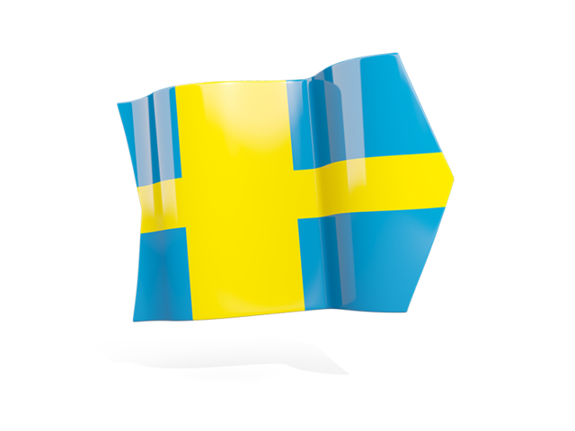Флаг стрелка. Скачать флаг. Швеция