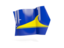 Tokelau. Arrow flag. Download icon.