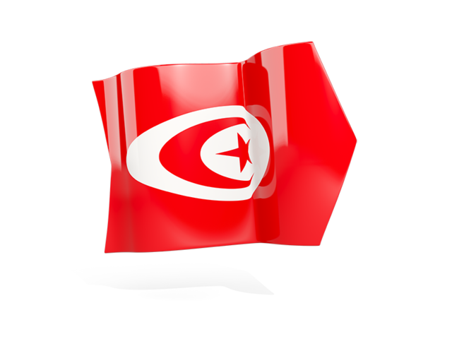 Флаг стрелка. Скачать флаг. Тунис