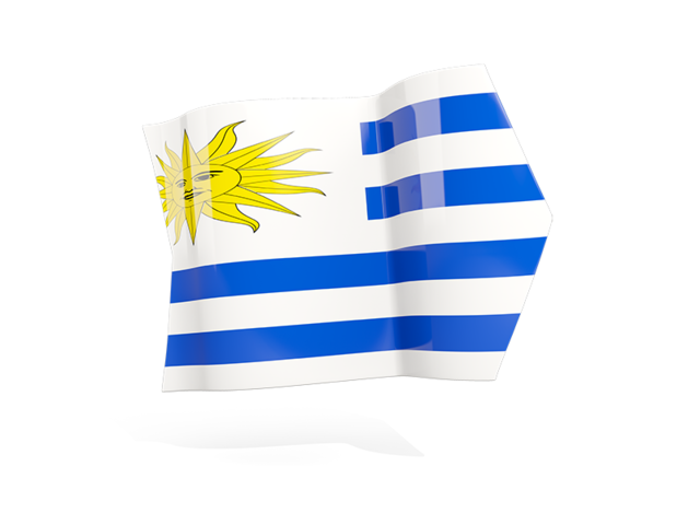 Arrow flag. Download flag icon of Uruguay at PNG format