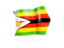 Zimbabwe. Arrow flag. Download icon.