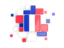 France. Background with square parts. Download icon.