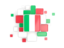 Italy. Background with square parts. Download icon.
