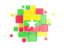 Myanmar. Background with square parts. Download icon.