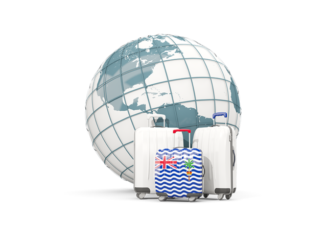 Bags on top of globe. Download flag icon of British Indian Ocean Territory at PNG format