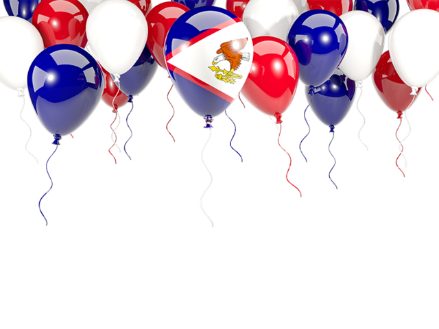 Balloon frame with flag. Download flag icon of American Samoa at PNG format