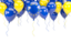 European Union. Balloon frame with flag. Download icon.