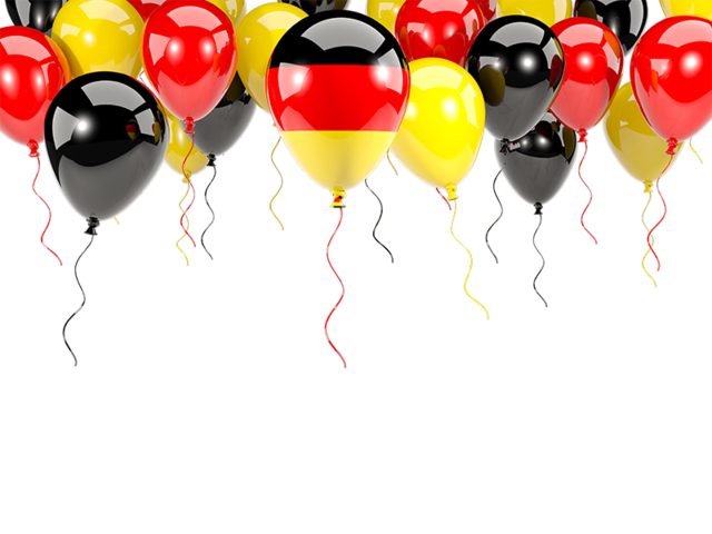 Balloon frame with flag. Download flag icon of Germany at PNG format