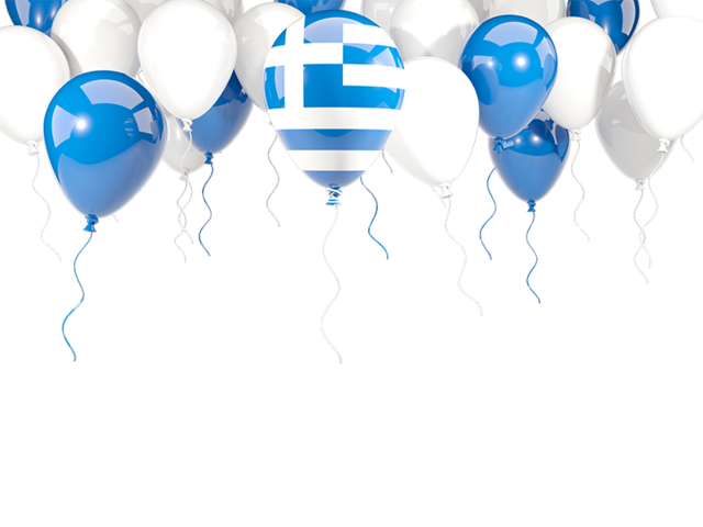 Balloon frame with flag. Download flag icon of Greece at PNG format