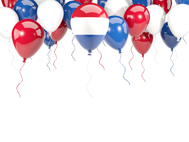 Balloon frame with flag. Download flag icon of Netherlands at PNG format