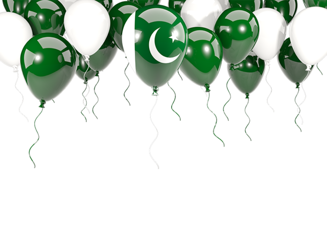 Balloon frame with flag. Download flag icon of Pakistan at PNG format