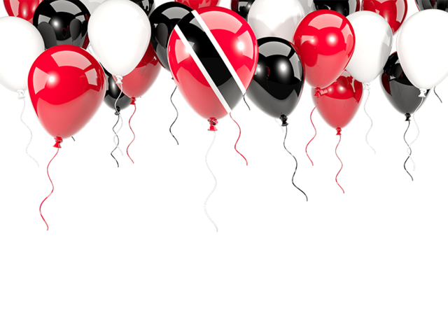 Balloon frame with flag. Download flag icon of Trinidad and Tobago at PNG format