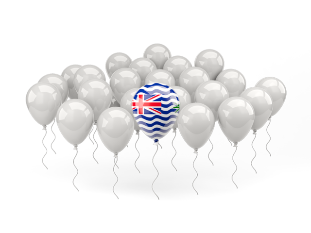 Balloon with flag. Download flag icon of British Indian Ocean Territory at PNG format