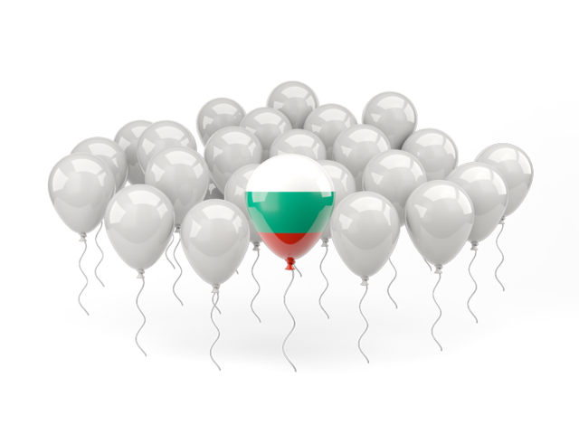 Balloon with flag. Download flag icon of Bulgaria at PNG format