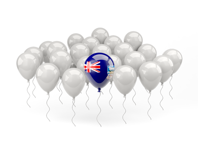 Balloon with flag. Download flag icon of Falkland Islands at PNG format