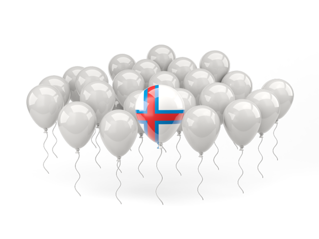 Balloon with flag. Download flag icon of Faroe Islands at PNG format
