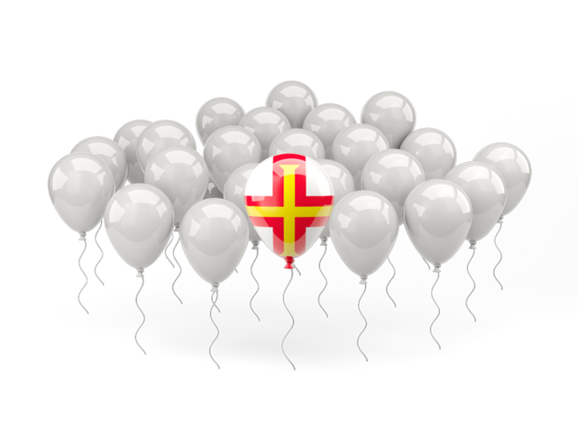 Balloon with flag. Download flag icon of Guernsey at PNG format