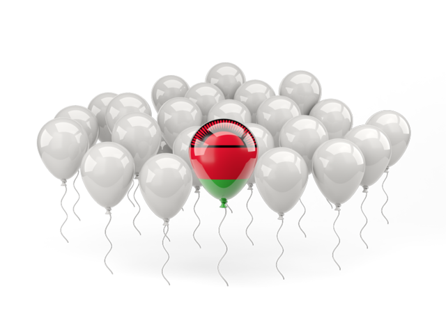 Balloon with flag. Download flag icon of Malawi at PNG format