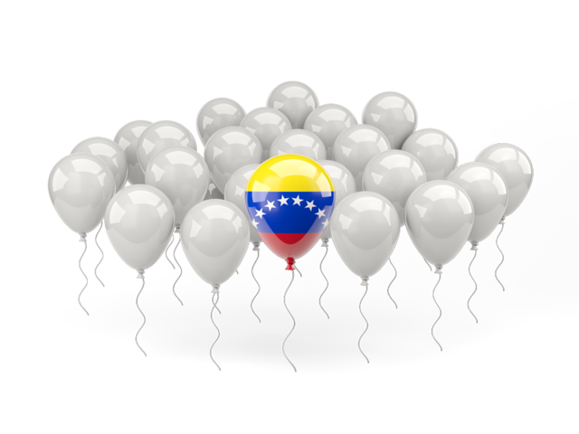 Balloon with flag. Download flag icon of Venezuela at PNG format