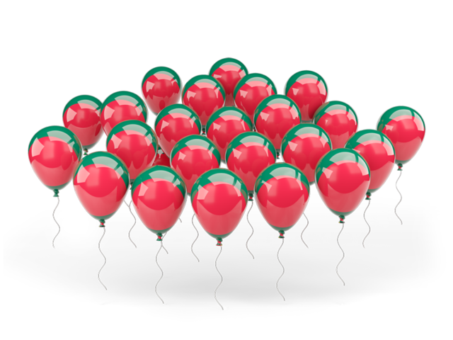 Balloons. Download flag icon of Bangladesh at PNG format