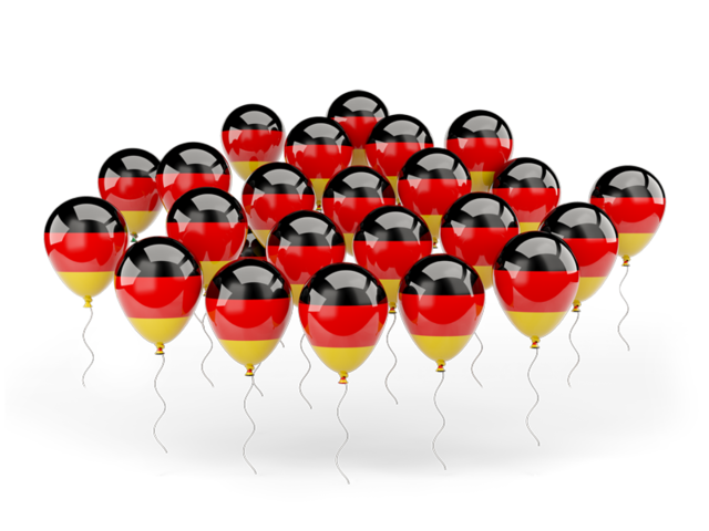 Balloons. Download flag icon of Germany at PNG format