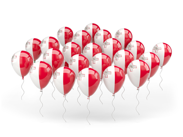 Balloons. Download flag icon of Malta at PNG format