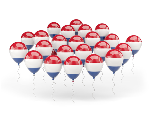 Balloons. Download flag icon of Netherlands at PNG format