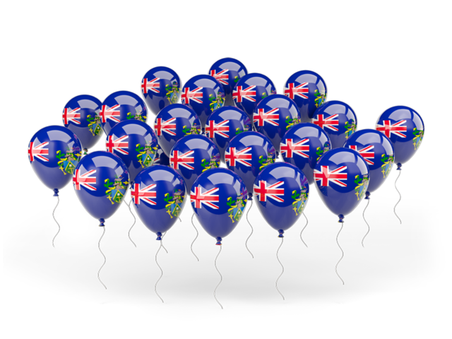 Balloons. Download flag icon of Pitcairn Islands at PNG format