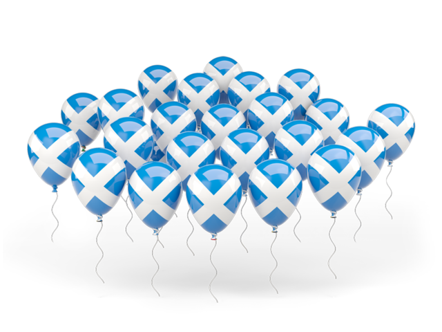 Balloons. Download flag icon of Scotland at PNG format