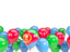 Eritrea. Balloons bottom frame. Download icon.