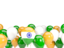 India. Balloons bottom frame. Download icon.