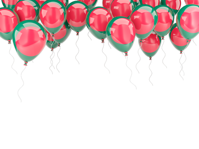 Balloons frame. Download flag icon of Bangladesh at PNG format