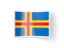 Aland Islands. Bent icon. Download icon.