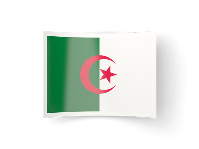 Bent icon. Download flag icon of Algeria at PNG format