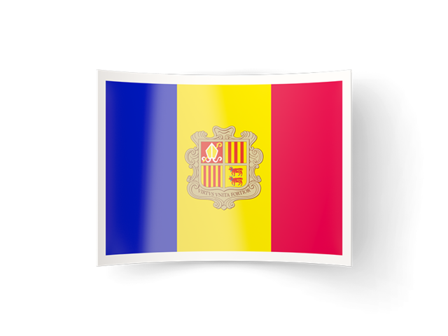 Bent icon. Download flag icon of Andorra at PNG format
