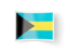 Багамские Острова. Изогнутая иконка. Скачать иллюстрацию.