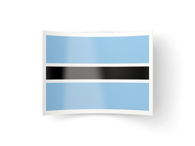 Bent icon. Download flag icon of Botswana at PNG format