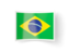 Brazil. Bent icon. Download icon.