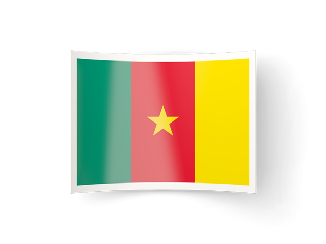 Bent icon. Download flag icon of Cameroon at PNG format