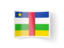 Central African Republic. Bent icon. Download icon.