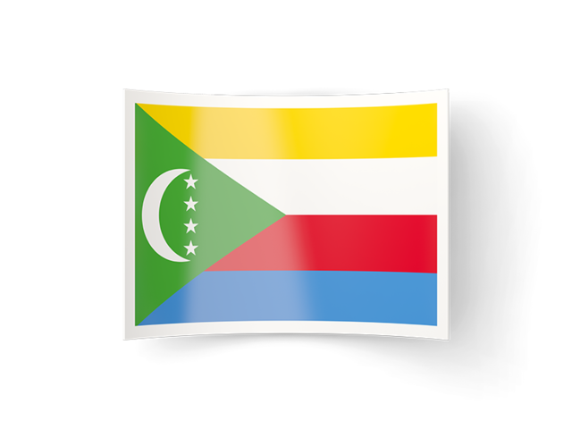 Bent icon. Download flag icon of Comoros at PNG format
