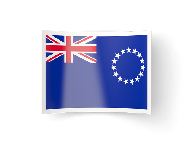 Bent icon. Download flag icon of Cook Islands at PNG format