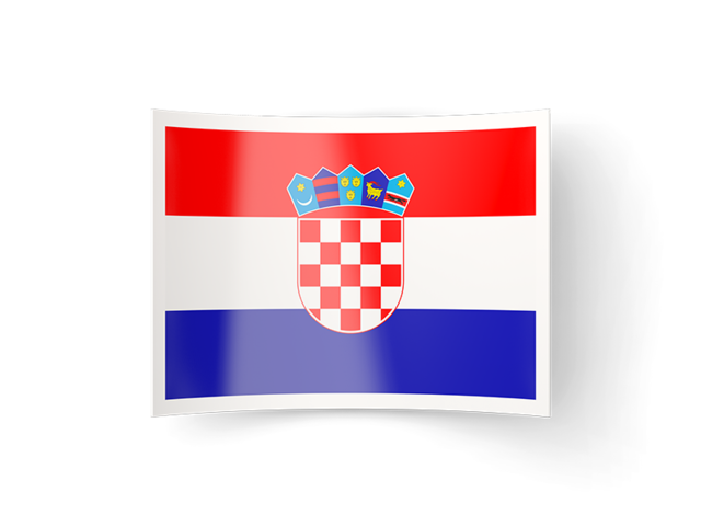 Bent icon. Download flag icon of Croatia at PNG format